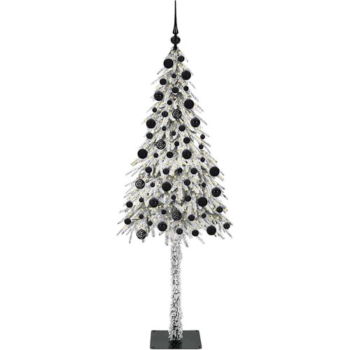VidaXL Božićno drvce s 300 LED svjetlima Bijelo 210 cm PE i čelik Slike