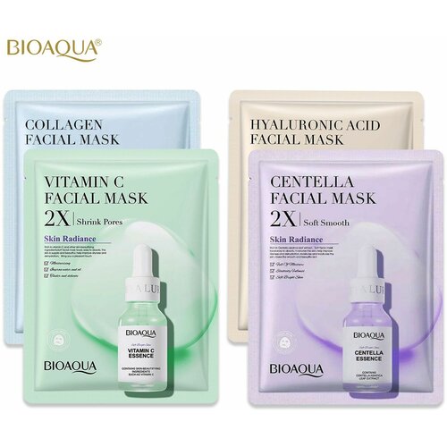 Bioaqua mix maska za lice Skin Radiance 30g 4kom Cene