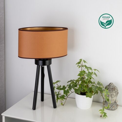  Duolla - Stona lampa OVAL VEGAN 1xE27/15W/230V prečnik 30 cm braon Slike