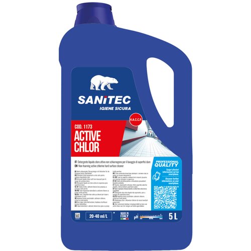 SANITEC sredstvo za čišćenje tvrdih površina Active Chlor 5l Cene