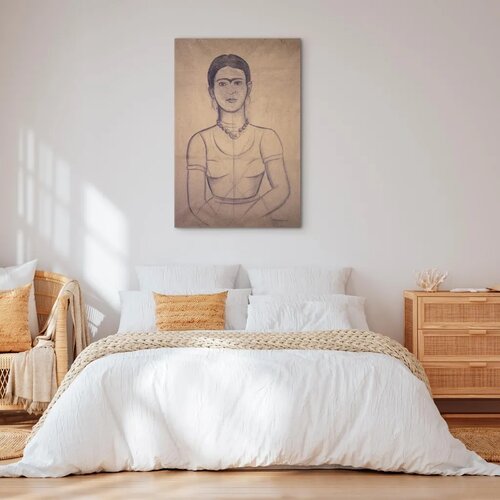  Slika - Frida Kahlo &amp;ndash; Self-Portrait 1929 (charcoal drawing) 40x60 Premium Print Slike