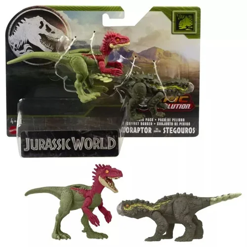  Jurassic World: Dinozavrska figura 2023 - Eoraptor proti Stegouros