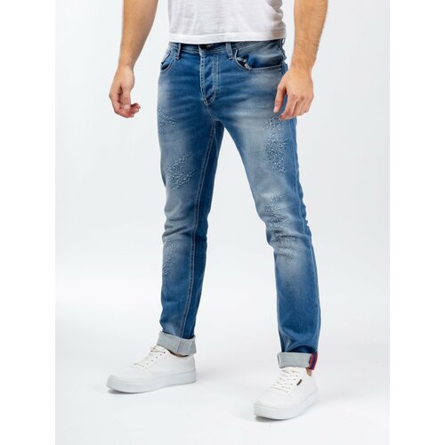 Glano Man Jeans - blue Cene