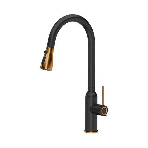 Quadron slavina JESSICA čisto crna/nano PVD bakar Cijene