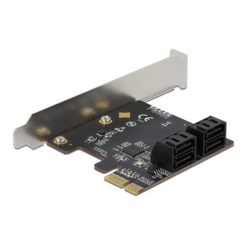 Delock 4 port SATA PCI Express x1 Card - Low Profile Form Factor Cijene