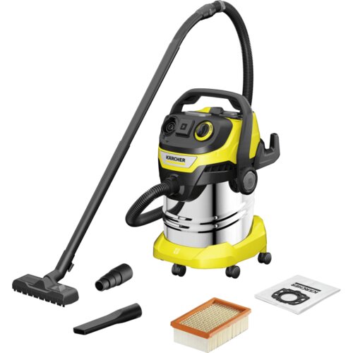 Karcher Usisavač za mokro/suho usisavanje, 1100 W, spremnik 25 lit. - WD 5 P S Slike