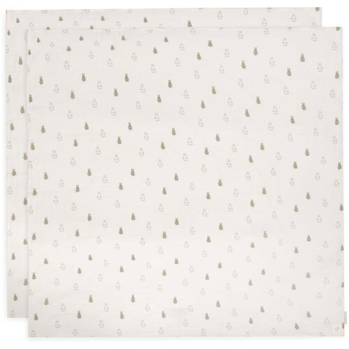 Jollein 2 dijelni set pelena za povijanje 115x115 happy miffy olive green Slike