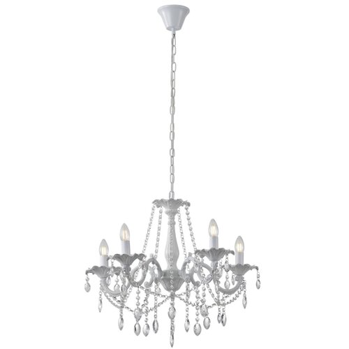 Luster na lancu KRISTALLO 5xE14/15W/230V Slike