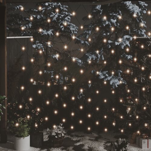 vidaXL Božićna svjetlosna mreža topla bijela 3 x 2 m 204 LED Cene