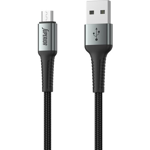 Superior mikro usb kabl SU-K104 12W 2,4A 1m Slike