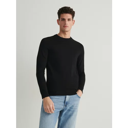 Reserved - Džemper s visokim udjelom viskoze - crno
