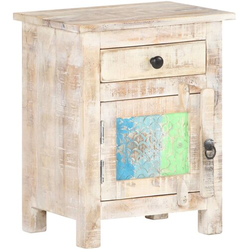 VidaXL Noćni ormarić 40 x 30 x 50 cm od grubog bagremovog drva Slike