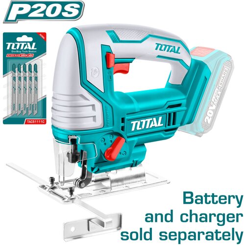 Total Akumulatorska ubodna pila 2400rpm/20V/2.0Ah-7.5Ah/P20S/ INDUSTRIAL (Bez baterije) (TJSLI8501) Slike