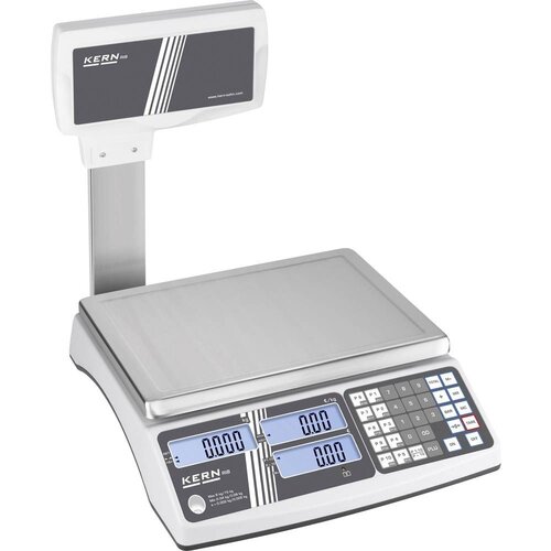 Kern Stolna vaga područje mjerenja (maks.) 30 kg očitljivost 5 g, 10 g strujno napajanje, višebojna Cijene