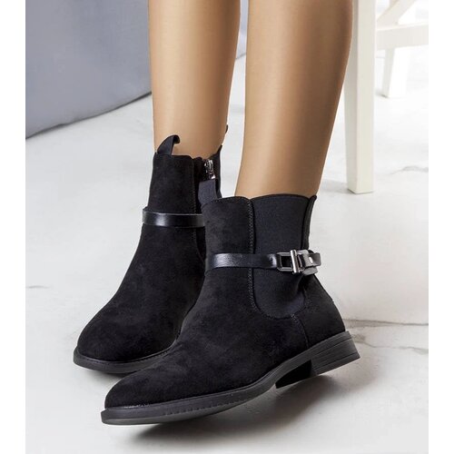 D/CEO Black wedge heeled boots Etylioo Slike