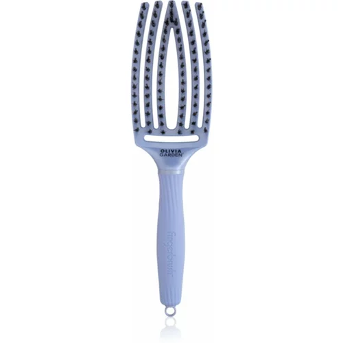 Olivia Garden Fingerbrush Love Pearl krtača za lase Blue 1 kos