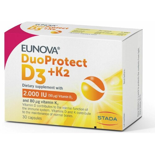Hemofarm eunova duo 2000 tј. protect D3+K2 Slike