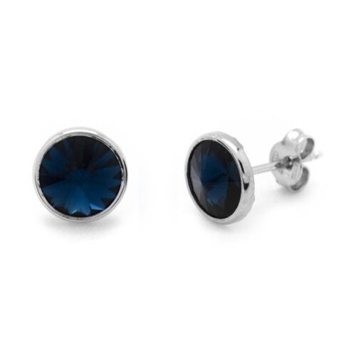 Victoria Cruz basic denim blue mindjuše sa swarovski kristalom ( a2791-18ht ) Cene