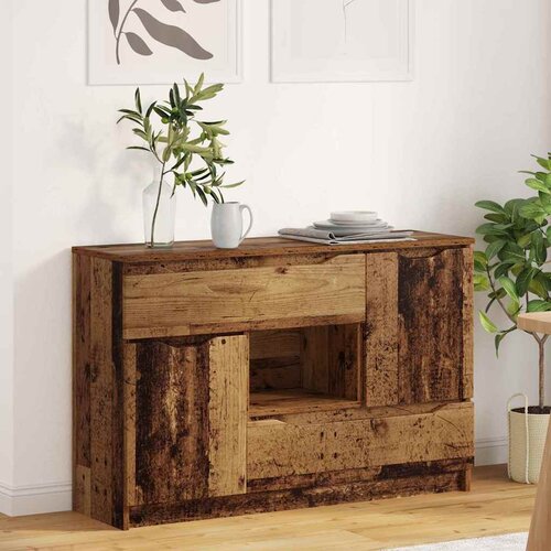  Kreveta s ladicama Staro drvo 100 x 30 x 65,6 Konstruirano drvo Cene