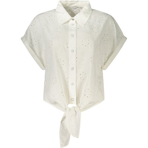 Guess Jeans SHORT SLEEVE SHIRT WOMEN WHITE Slike