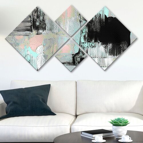 Wallity slika 4MDF3515471, 60x115 cm, 4 dijela Cene