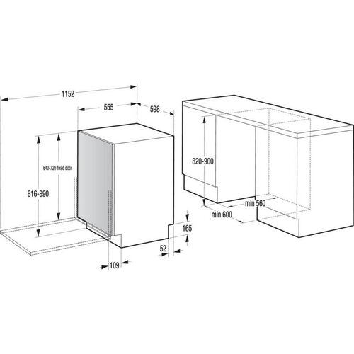 Gorenje ma&amp;scaron;ina za suđe GV673A66 Slike