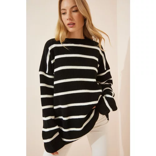 Happiness İstanbul Sweater - Black - Oversize