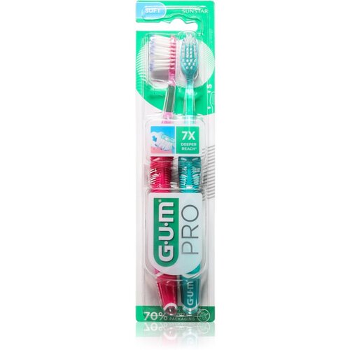 GUM Technique PRO DUO 1525 zobne ščetke soft 2 kos Cene