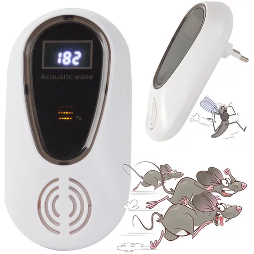  LCD 40W ultrazvočna naprava za odganjanje miši, glodalcev in insektov