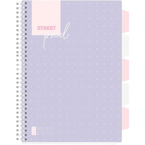 STREET Zvezek A4 Pad Dosts s špiralo PR 1R, črte, 100 listov Cene