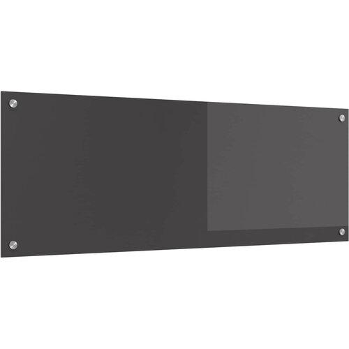  Kuhinjski zid Tamno siva 110 x 40 cm Staklo otporno na udarce Cijene