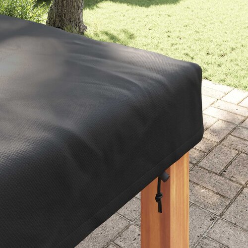  Pokrov za stol Jednobojno Crna 142 x 142 x 15 cm tkanina Slike