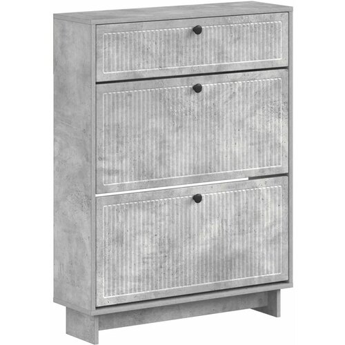  Ormar za cipele EDE 78 x 24 x 103 cm Konstruirano drvo - Betonska siva Slike