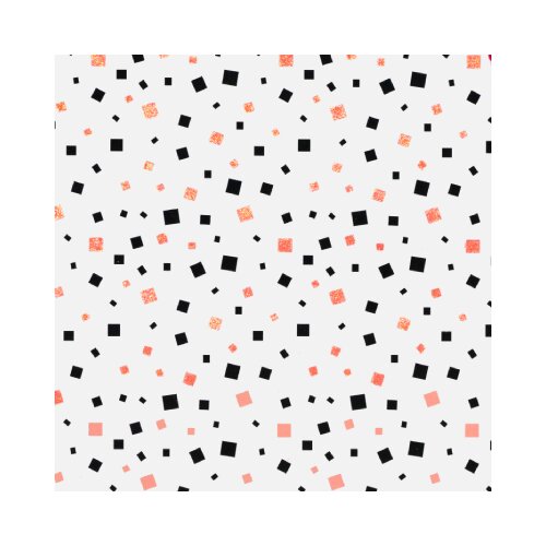 The Unique Paper Company Graphic Icons - Ukrasni papir set 2 100x70cm - Graphic Icons, Confetti Neon Orange Slike