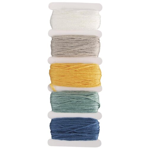 RAYHER Bombažne vrvice "Stitch&Knot, pastelni toni, 5x10 m, (20633826) Cene