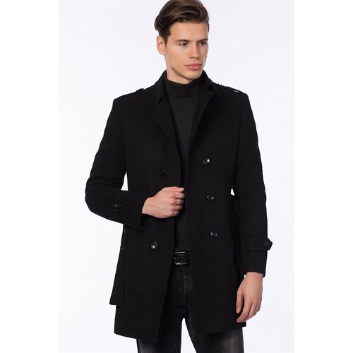 Dewberry PLT8320 MEN'S COAT-BLACK Slike