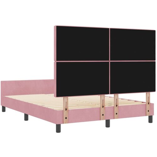 VidaXL Krevet od bar&amp;scaron;una ružičaste boje 160x200 cm Slike