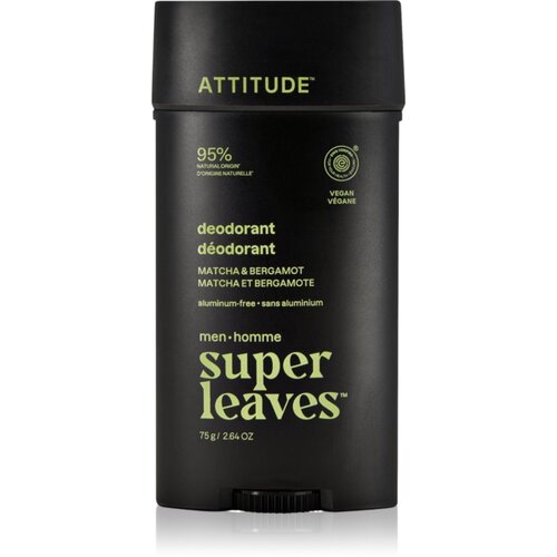 Attitude Super Leaves Men Deodorant dezodorant za mo&scaron;ke Matcha & Bergamot 75 g Cene