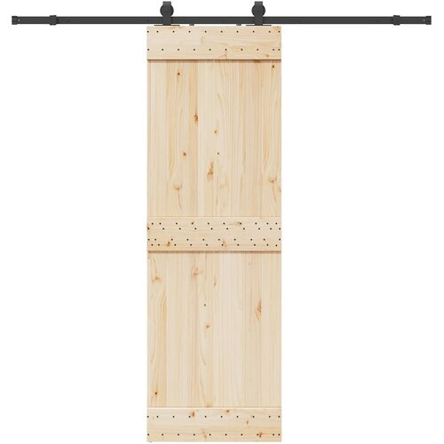 Pribor za klizna vrata 213,5 cm čelični crni Cene