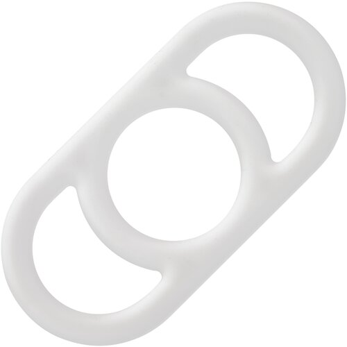California Exotics Alpha Liquid Silicone Commander Ring White Slike