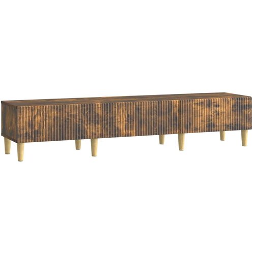 TV omarica Dimljen hrast 147 x 34,5 x 30 cm Inženirski les, (5000210527) Cene