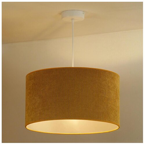  Duolla - Luster na kablu CORDUROY 1xE27/15W/230V, prečnik 40 cm, žuta Cene