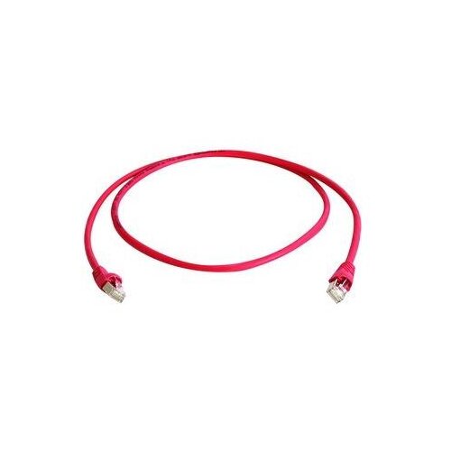 Telegärtner L00002A0114 RJ45 omrežni kabel CAT6a S/FTP 3 m rdeča ognjevaren, z za&scaron;čitnim zapornim zatičem, ognjevaren, brez halogena, UL-certificirano, (20417672) Cene