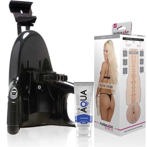 Fleshlight ELSA JEAN VAGINA TASTY + UNIVERSAL LAUNCH + AQUA QUALITY LUBRICANT 50 ML Slike
