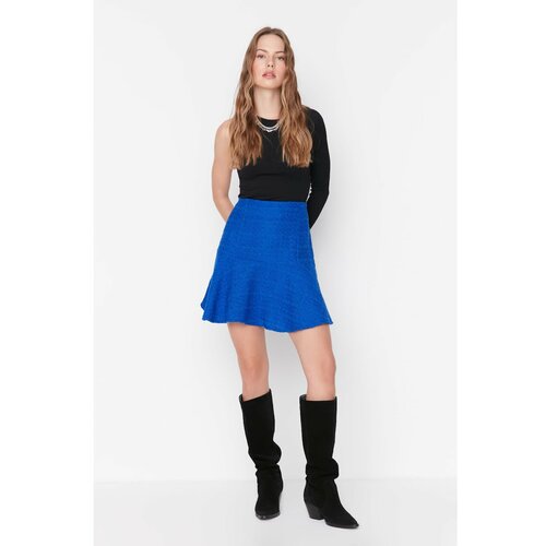 Trendyol Blue Mini Skirt Slike