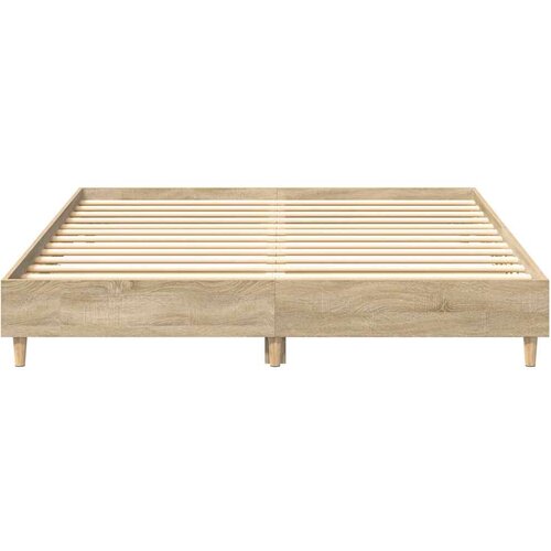  Okvir kreveta bez madraca 150x200 cm konstruiranog drva Slike