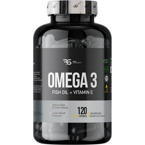 Basic Supplements omega 3 pro &amp;ndash; podr&amp;scaron;ka srcu i mozgu Slike
