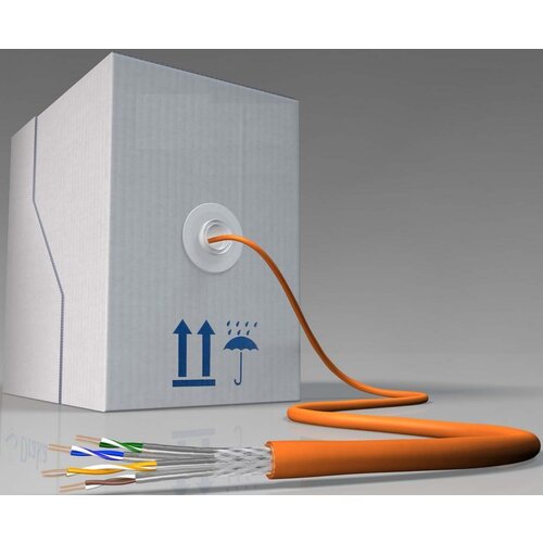 Draka Comteq (DNT) TN-7000-1, Kat.7, oranžno, 4P S/FTP, AWG23, 60065709-Cca-Box250, (20811091) Slike