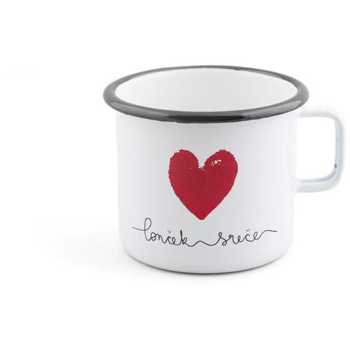 Cuckoo Cups EMAJLIRAN LONČEK &amp;lsquo;LONČEK SREČE S SRČKOM&amp;rsquo; Slike