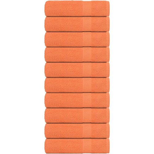Furnova Brisače za tuširanje 10 kos oranžna 70x140 cm 360 g/m² bombaž, (21916745) Cene